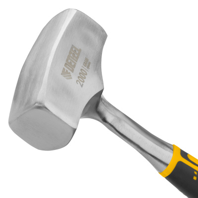 Кувалда 2 кг, цельнометаллическая, двухкомпонентная рукоятка Denzel по ценам производителя в Челябинске с доставкой по всей России