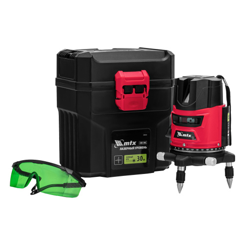 Лазерный уровень CRX-30G, 30 м, зеленый луч, батарейки, резьба 5/8" MTX по ценам производителя в Челябинске с доставкой по всей России
