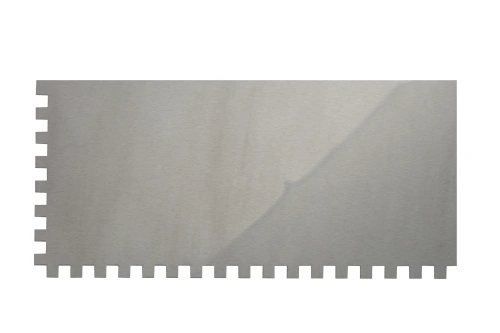 Гладилка из нержавеющей стали, 280 х 130 мм, зеркальная полировка, пластмассовая ручка, зуб 8 х 8 мм Matrix по ценам производителя в Челябинске с доставкой по всей России