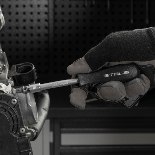 Набор инструментов, 1/2", Cr-V, S2, усиленный кейс, 58 предметов Stels по ценам производителя в Челябинске с доставкой по всей России