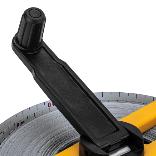 Рулетка геодезическая 50 м х 13 мм, открытый корпус, металлическая лента Denzel по ценам производителя в Челябинске с доставкой по всей России