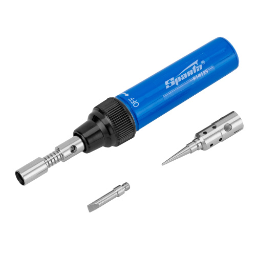 Горелка газовая, тип "Карандаш", 2 насадки для пайки, 130 мм Sparta по ценам производителя в Челябинске с доставкой по всей России