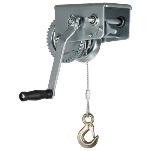 Лебедка шестеренчатая, тяга 0.8 т, тросовая Matrix по ценам производителя в Челябинске с доставкой по всей России