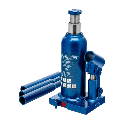 Домкрат гидравлический бутылочный телескопический, 2 т, H подъема 170-380 мм Stels по ценам производителя в Челябинске с доставкой по всей России