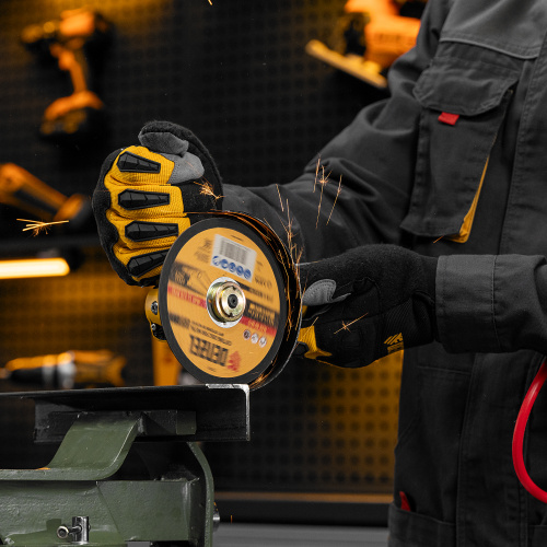 Пневматическая углошлифовальная машина AG125, 11000 об/мин, 125 мм, 186 л/мин Denzel по ценам производителя в Челябинске с доставкой по всей России