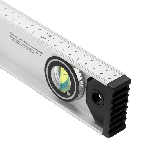 Уровень алюминиевый "Рельс", 1500 мм, 3 глазка (1 поворотный) Matrix по ценам производителя в Челябинске с доставкой по всей России