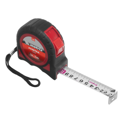 Рулетка Strong,7,5 м х 25 мм,обрезиненный корпус Matrix по ценам производителя в Челябинске с доставкой по всей России