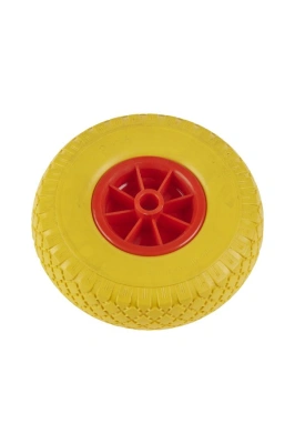 Колесо литое полиуретановое 260 мм PU 1805-2 с пластиковым ободом (без подшипника) по ценам производителя в Челябинске с доставкой по всей России