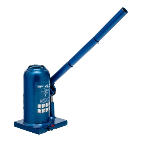 Домкрат гидравлический бутылочный телескопический, 6 т, h подъема 190-480 мм Stels по ценам производителя в Челябинске с доставкой по всей России