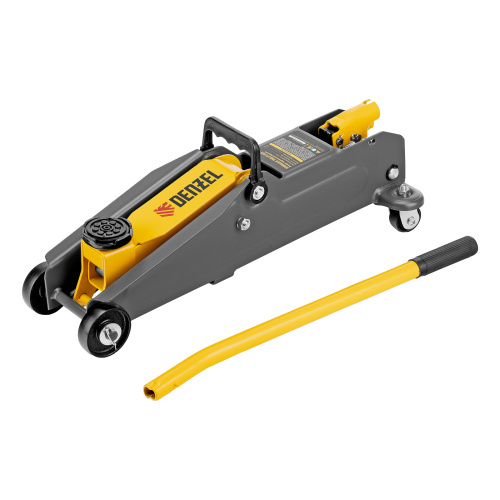 Домкрат гидравлический подкатной, 2 т, 135-385 мм Denzel по ценам производителя в Челябинске с доставкой по всей России