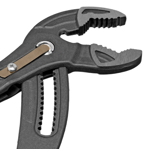 Клещи переставные, кнопочный механизм, обливные рукоятки, 300 мм Denzel по ценам производителя в Челябинске с доставкой по всей России