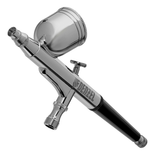 Аэрограф с верхним бачком AB1, 0.2/0.3/0.5 мм, 7 мл, 9 л/мин Denzel по ценам производителя в Челябинске с доставкой по всей России