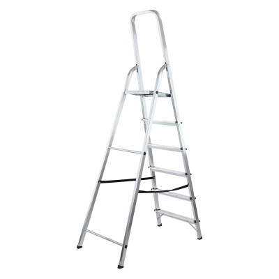 Стремянка усиленная, 6 ступеней, алюминиевая, MTX по ценам производителя в Челябинске с доставкой по всей России