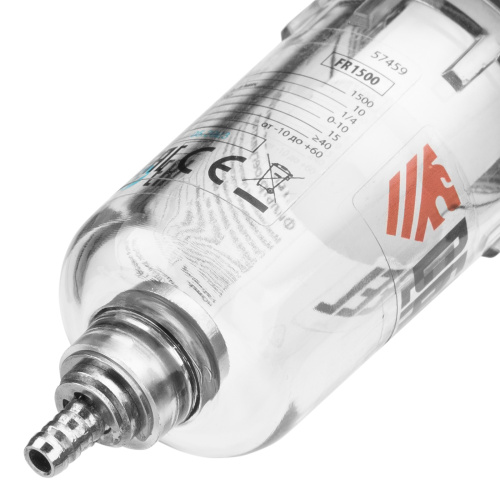 Фильтр-регулятор FR1500, 10 бар, 1500 л/мин, 1/4" Denzel по ценам производителя в Челябинске с доставкой по всей России