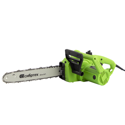 Пила цепная электрическая ПЦЭ-2000П с поперечным двигателем, 2.0 кВт, 16'' (40 см) Сибртех по ценам производителя в Челябинске с доставкой по всей России