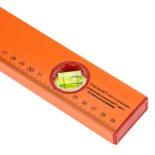 Уровень алюминиевый, 400 мм, 3 глазка, желтый, линейка Sparta по ценам производителя в Челябинске с доставкой по всей России