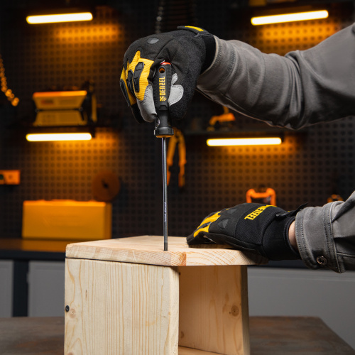 Отвертка PH1х150 мм, CrV, трехкомпонентная рукоятка Denzel по ценам производителя в Челябинске с доставкой по всей России