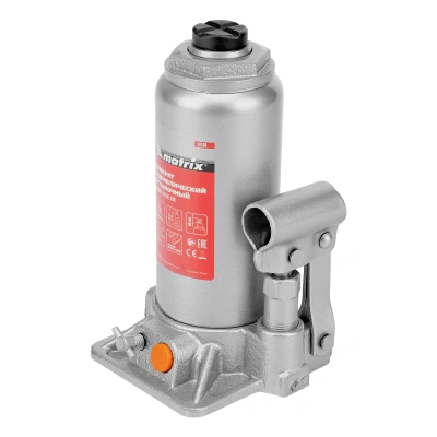 Домкрат гидравлический бутылочный, 5 т, h подъема 197-382 мм Matrix купить в Москве с доставкой по всей России | ProtosMarket.ru