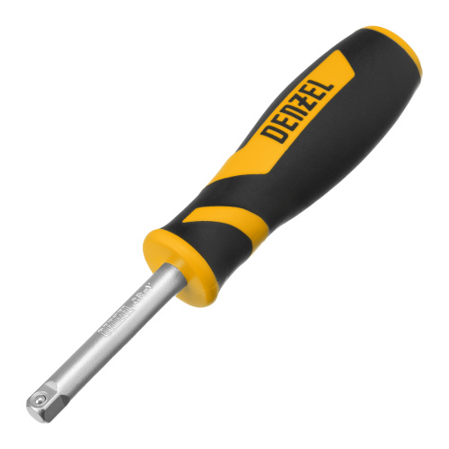 Набор инструментов, 1/2", 1/4", CrV, S2, пластиковый кейс, 64 предмета Denzel по ценам производителя в Челябинске с доставкой по всей России