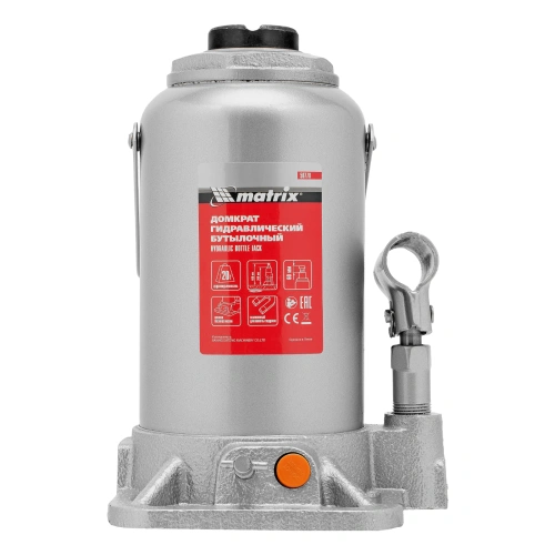 Домкрат гидравлический бутылочный, 20 т, h подъема 244-449 мм Matrix по ценам производителя в Челябинске с доставкой по всей России
