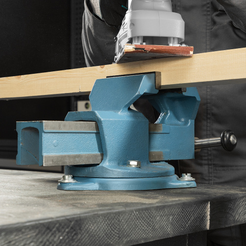 Тиски слесарные, 100 мм, поворотные (Глазов) по ценам производителя в Челябинске с доставкой по всей России