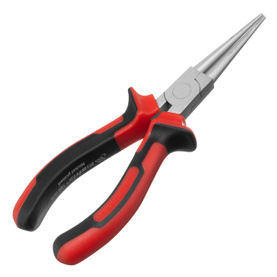 Круглогубцы Nickel, 160 мм, никелированные, двухкомпонентные рукоятки Matrix по ценам производителя в Челябинске с доставкой по всей России