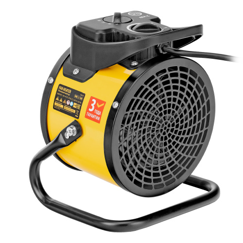 Тепловая пушка, керамический нагреватель (тепловентилятор) DHC 2-100, 230 В, 0.025/1/2 кВт Denzel по ценам производителя в Челябинске с доставкой по всей России