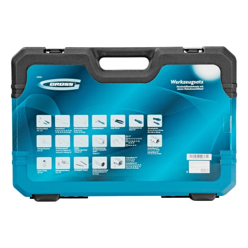 Набор инструментов, 1/4", 1/2", CrV, 120 зубьев, 101 предмет Gross по ценам производителя в Челябинске с доставкой по всей России