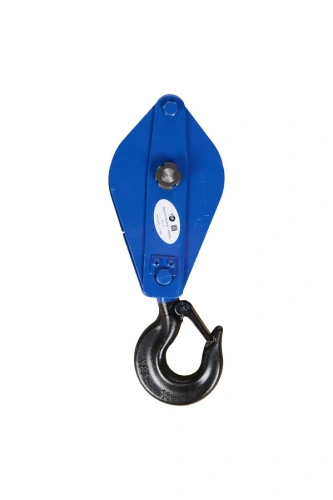 Блок монтажный однорольный с крюком TOR 1 т с откидной щекой (S) по ценам производителя в Челябинске с доставкой по всей России