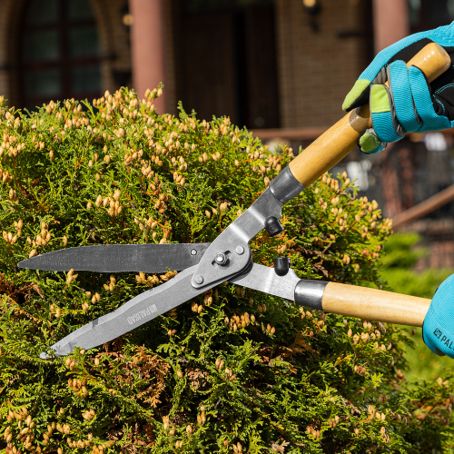 Кусторез, 520 мм, волнистые лезвия, деревянные рукоятки, Palisad по ценам производителя в Челябинске с доставкой по всей России