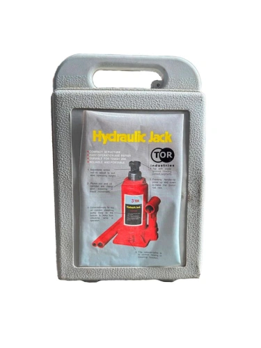 Домкрат гидравлический TOR ДГ-3 г/п 3,0 т (в пластиковом кейсе) по ценам производителя в Челябинске с доставкой по всей России