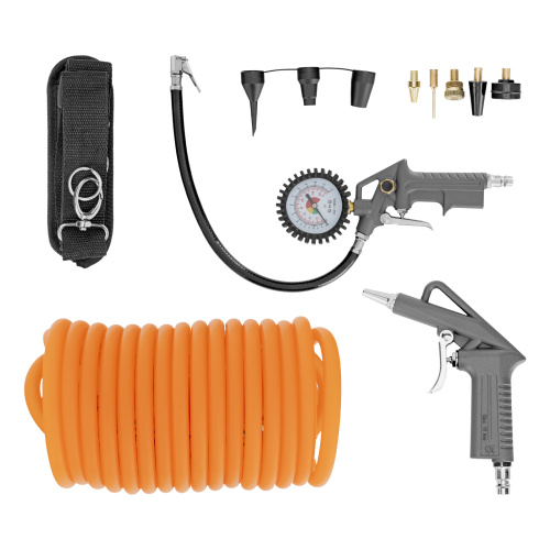 Компрессор воздушный DL1300, 10 бар, 1,3 кВт 180 л/мин 5 л, с набором аксессуаров Denzel по ценам производителя в Челябинске с доставкой по всей России