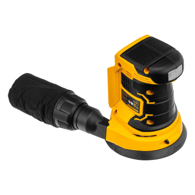 Машина шлифовальная эксцентриковая аккумуляторная COS-125-0, 18В Li-Ion Denzel по ценам производителя в Челябинске с доставкой по всей России