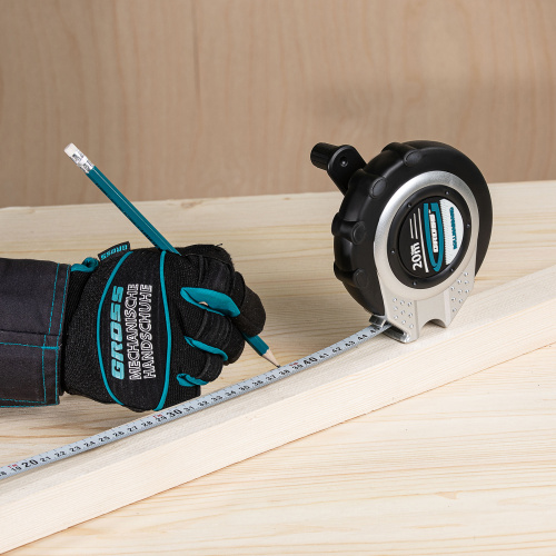 Рулетка геодезическая 20 м х 13 мм, закрытый корпус, металлическая лента, нейлон Gross по ценам производителя в Челябинске с доставкой по всей России