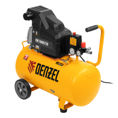 Компрессор воздушный DK1800/50, Х-PRO 1.8 кВт, 280л/мин, 50л Denzel по ценам производителя в Челябинске с доставкой по всей России