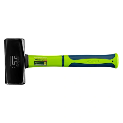 Кувалда, 1500 г, фибергласовая обрезиненная рукоятка Сибртех по ценам производителя в Челябинске с доставкой по всей России