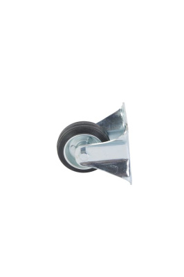 Колесо неповоротное усиленное резина FRC 93 80 мм по ценам производителя в Челябинске с доставкой по всей России