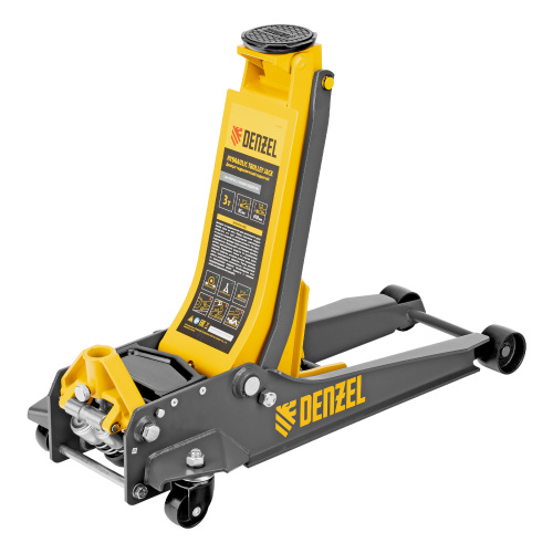 Домкрат гидравлический подкатной, 3 т, 85-610 мм, быстрый подъем, низ. подхват, проф, SUV Denzel по ценам производителя в Челябинске с доставкой по всей России