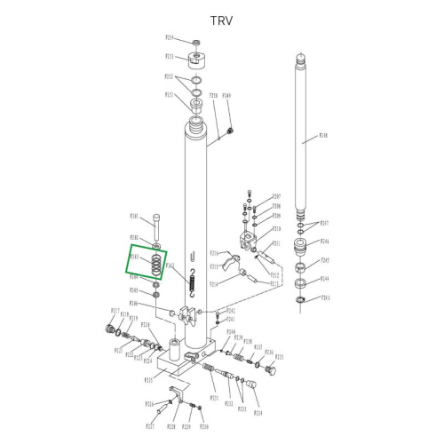 Пружина возвратная малого цилиндра гидроузла для TRV по ценам производителя в Челябинске с доставкой по всей России