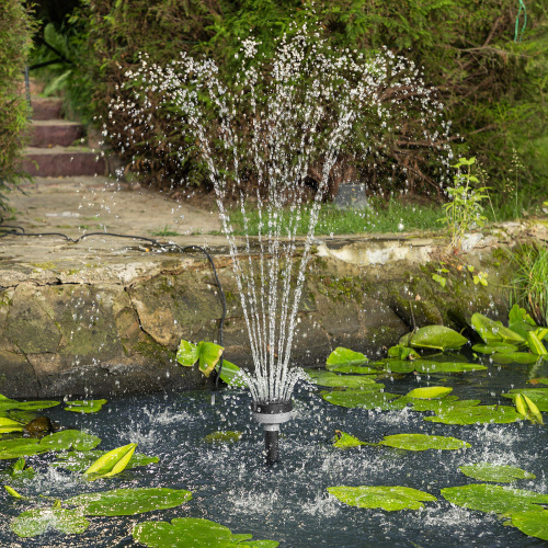 Насос фонтанный FNP90-39, 92 Вт, подъем 3,9 м, 3200 л/ч, колокольчик/каскад/гейзер Denzel по ценам производителя в Челябинске с доставкой по всей России