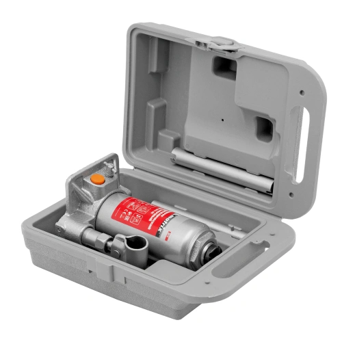 Домкрат гидравлический бутылочный, 3 т, h подъема 178-343 мм, в пластиковом кейсе Matrix по ценам производителя в Челябинске с доставкой по всей России