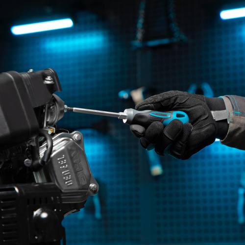 Отвертка PZ2 x 100 мм, S2, трехкомпонентная ручка Gross по ценам производителя в Челябинске с доставкой по всей России