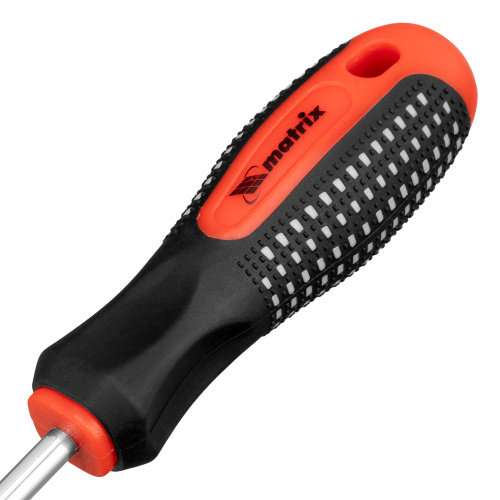 Отвертка Fusion, SL6 х 200 мм, CrV, трехкомпонентная рукоятка "Anti slip" Matrix по ценам производителя в Челябинске с доставкой по всей России