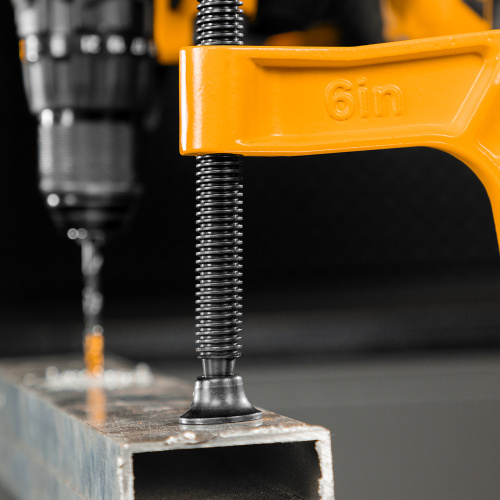 Струбцина G-образная, усиленная, 150 мм Denzel по ценам производителя в Челябинске с доставкой по всей России