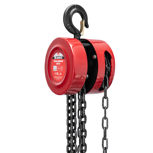 Таль цепная, 1 т, H подъема 2.5 м, расстояние между крюками 300 мм Matrix по ценам производителя в Челябинске с доставкой по всей России