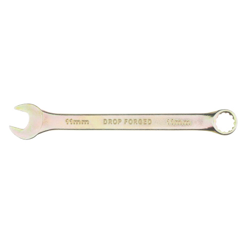 Ключ комбинированный, 11 мм, желтый цинк Сибртех по ценам производителя в Челябинске с доставкой по всей России