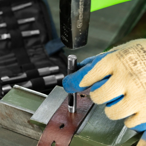 Набор пробойников для кожи 3 4 6 8 10 12.5 мм, 6 шт, чехол Сибртех по ценам производителя в Челябинске с доставкой по всей России