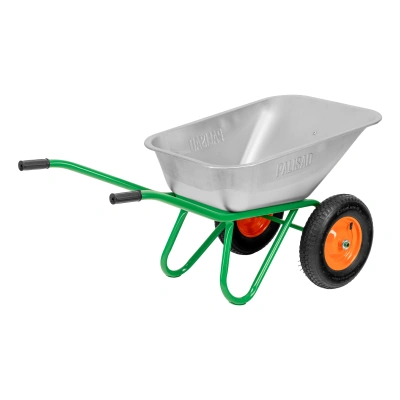 Тачка садово-строительная, 2-х колесная, усиленная, грузоподъемность 320 кг, объем 100 л Palisad по ценам производителя в Челябинске с доставкой по всей России