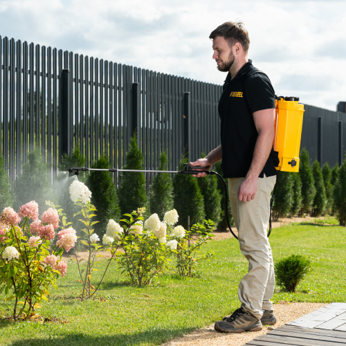 Опрыскиватель ранцевый аккумуляторный D-12LA, 12 л, 12 В, 8 Ач Denzel по ценам производителя в Челябинске с доставкой по всей России