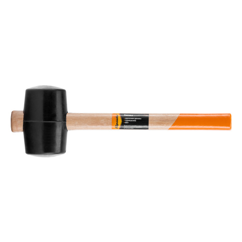 Киянка резиновая, 680 г, черная резина, деревянная рукоятка Sparta по ценам производителя в Челябинске с доставкой по всей России